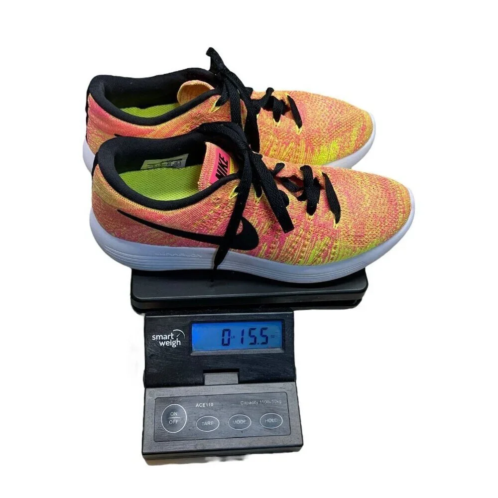 NIKE LUNAREPIC LOW FLYKNIT OLYMPIC VOLT PINK OC WOMENS SIZE 8.5 Multicolored
